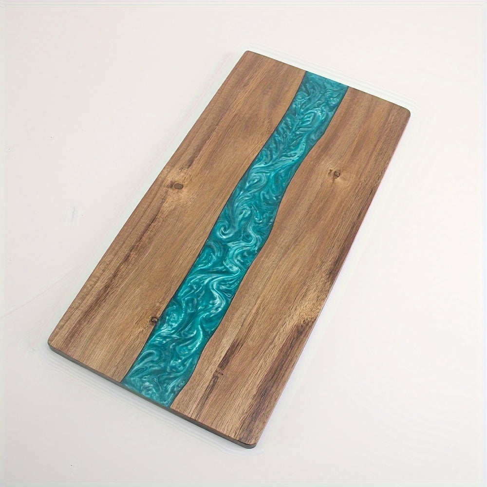 Solid Acacia Mangium Wood and Resin Chopping or Charcuterie or Cheese Board