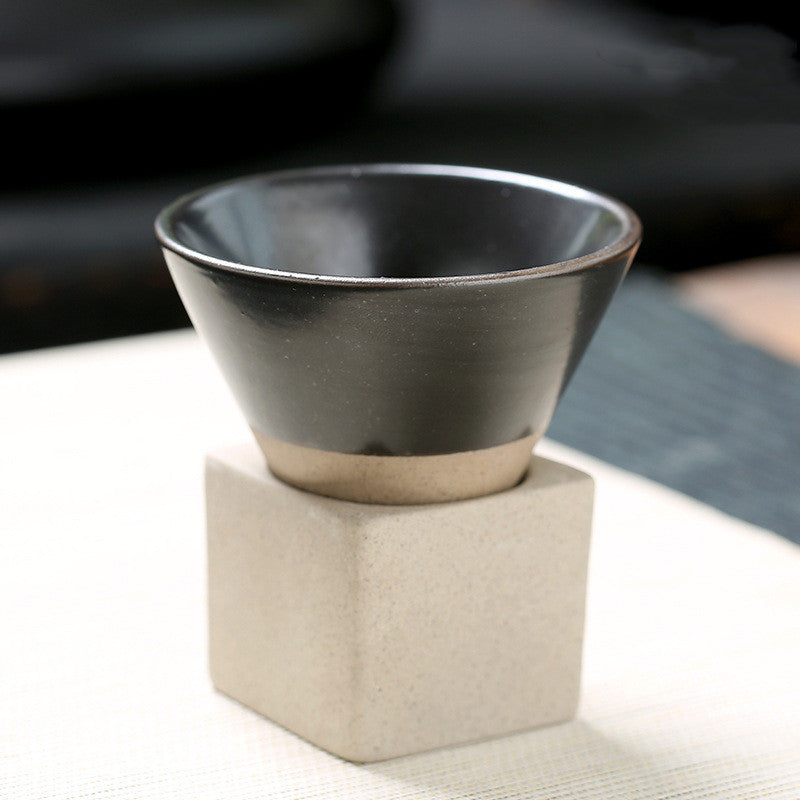 Retro Japanese Pottery Tea Cup