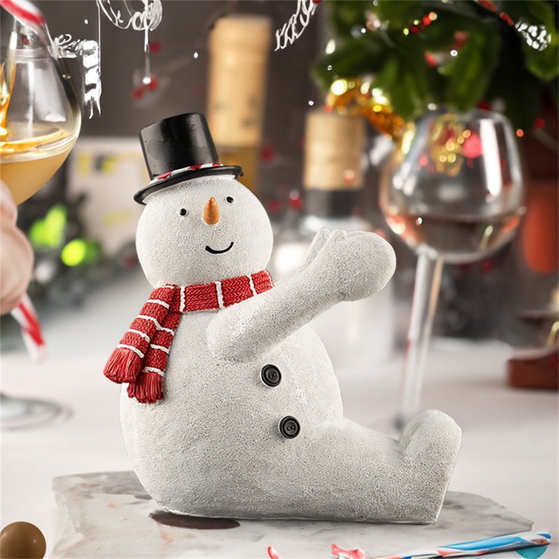 Snowman Wine Holder for the Holiday Season