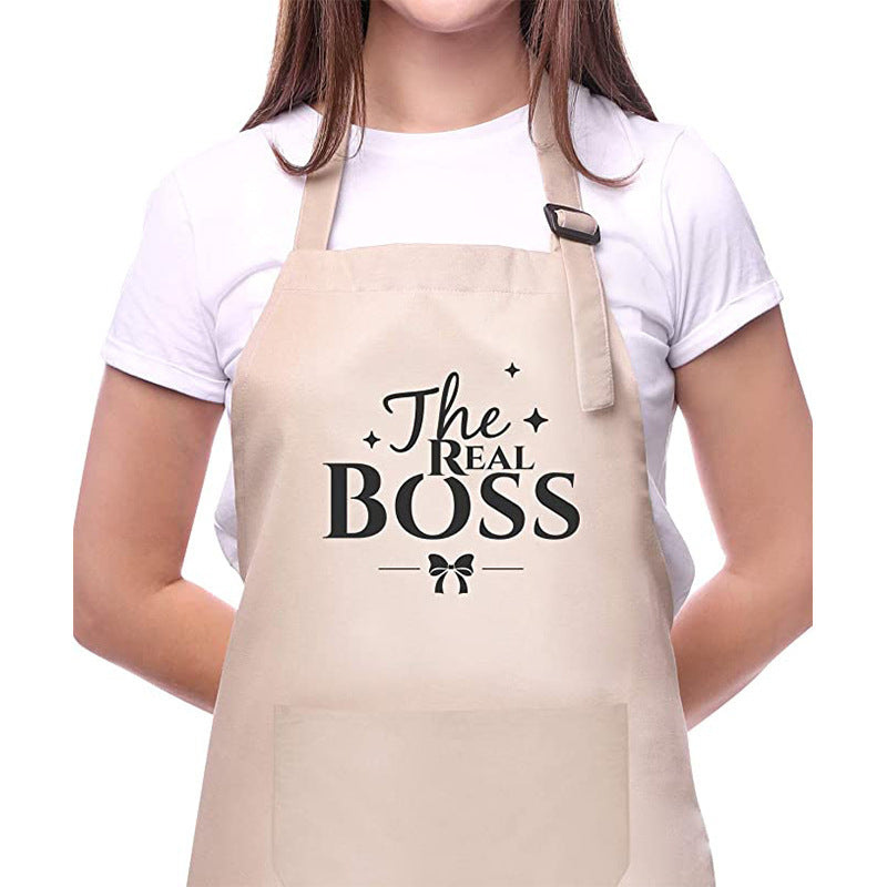 The Boss or the Real Boss Apron