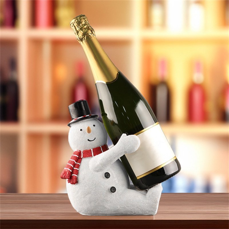 Snowman Wine Holder for the Holiday Season
