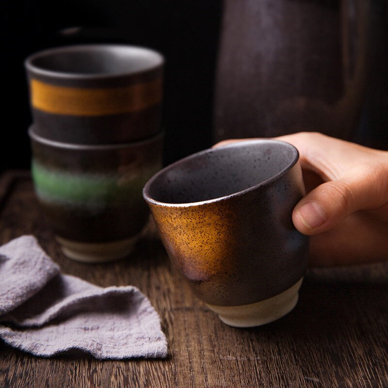 Creative Japanese Hand-Painted Ceramic Cups