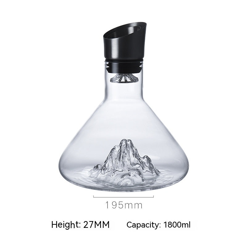 Creative Iceberg Red Wine Decanter in Gold, Green, Blue or Black