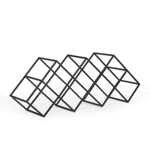 Minimalistic Geometric Wine Rack