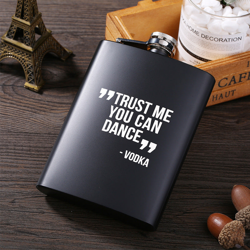 “I Have Mixed Drinks About Feelings” Flask plus 3 Other Sayings