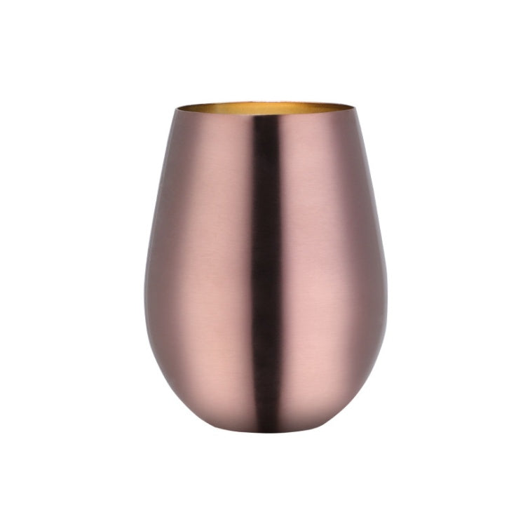 Colorful Stainless Steel Wine Glass