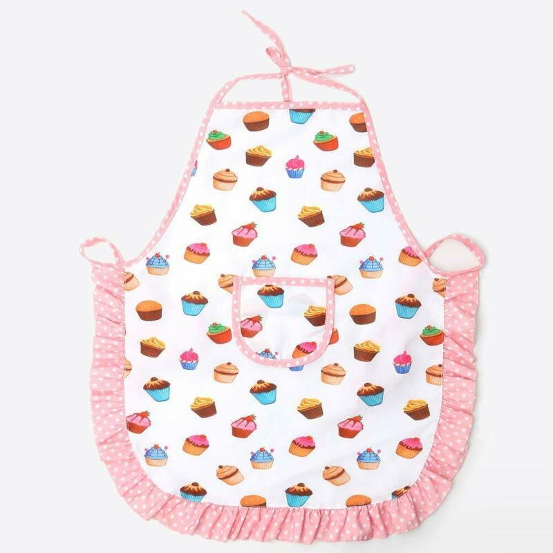 Children's Apron and Cake Baking Tools