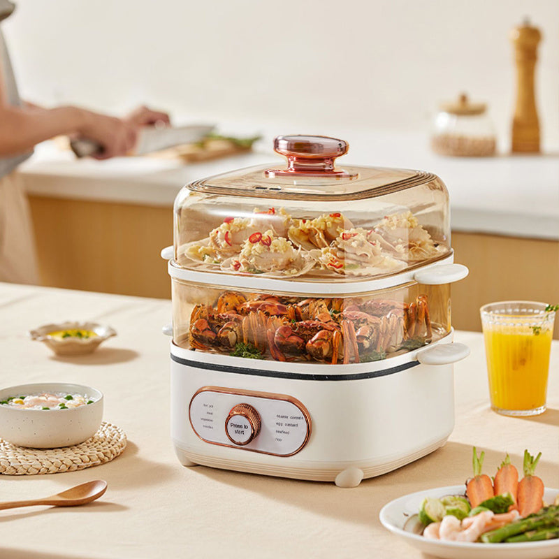 Large Capacity Multi-Purpose 10.5-Liter Cooker and Steamer with 8 Functions
