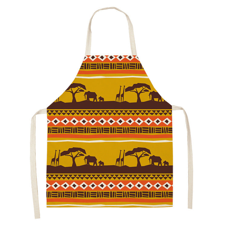 Original Art Apron with African Motifs
