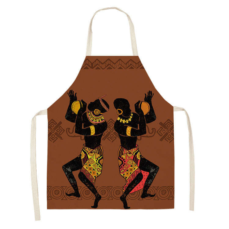 Original Art Apron with African Motifs