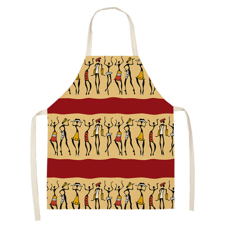 Original Art Apron with African Motifs