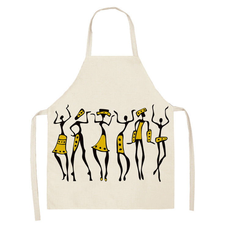 Original Art Apron with African Motifs