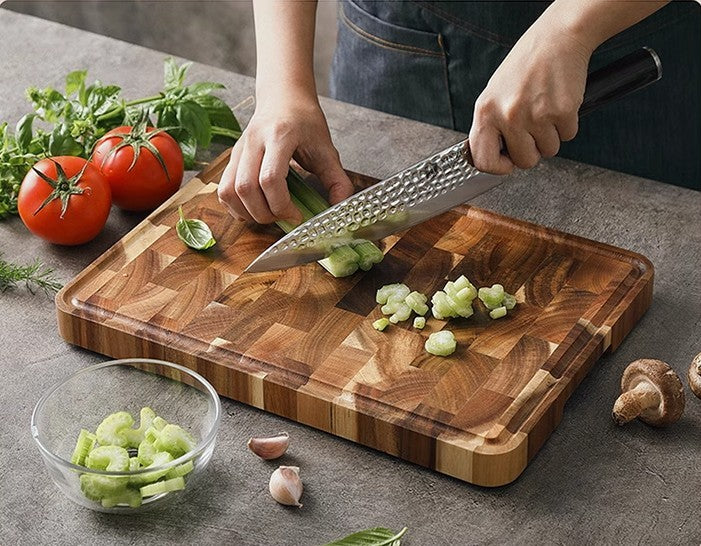 Thick Acacia Mangium Chopping or Charcuterie and Cheese Board
