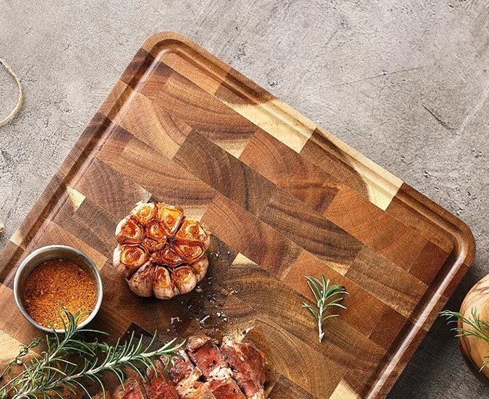 Thick Acacia Mangium Chopping or Charcuterie and Cheese Board