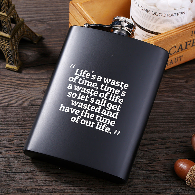 “I Have Mixed Drinks About Feelings” Flask plus 3 Other Sayings