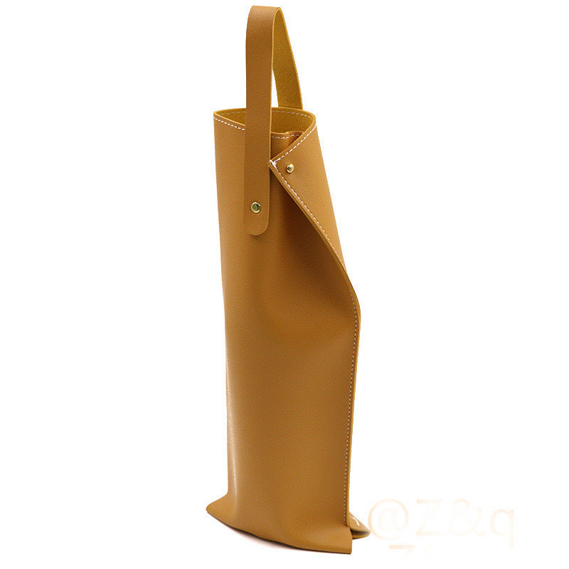 Faux Leather Wine Bag for Parties or Gifts