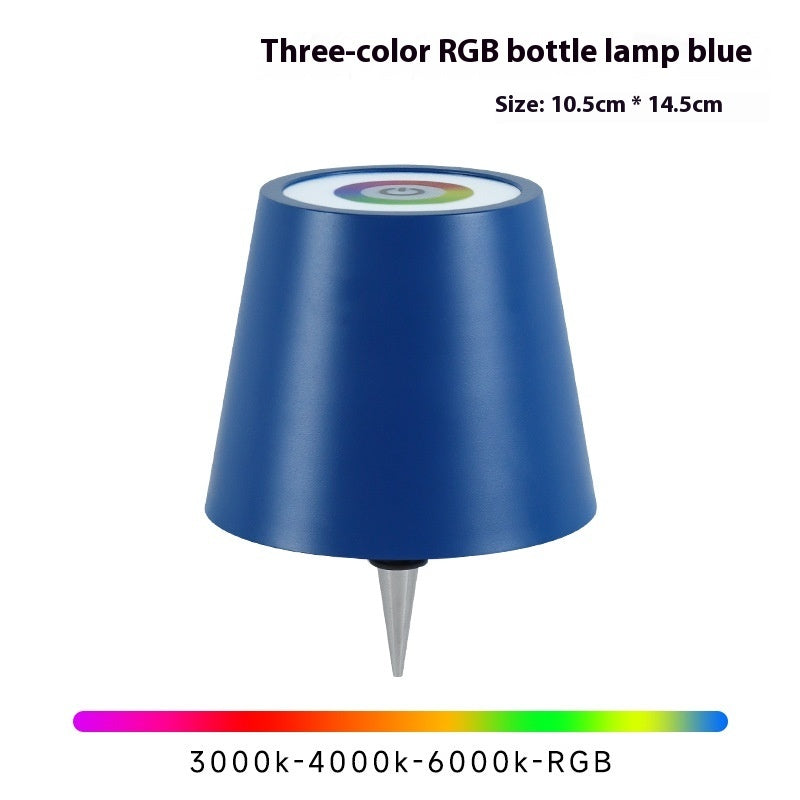 Light Up Your Favorite Wine or Spirits Bottle and Turn It Into a Cool Lamp with this Rechargeable Light-Up Lampshade in Multiple Colors