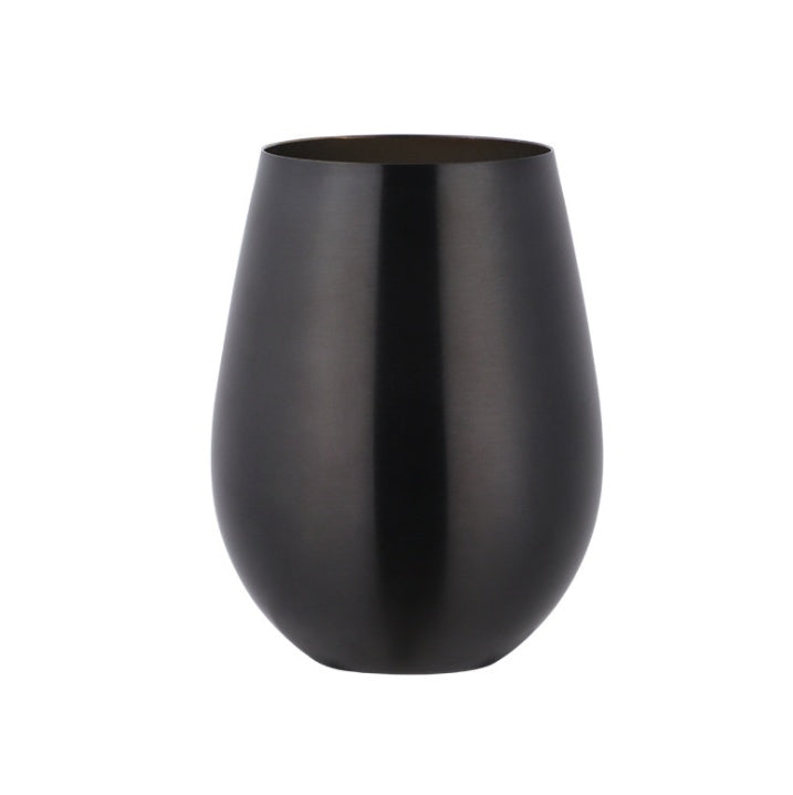 Colorful Stainless Steel Wine Glass