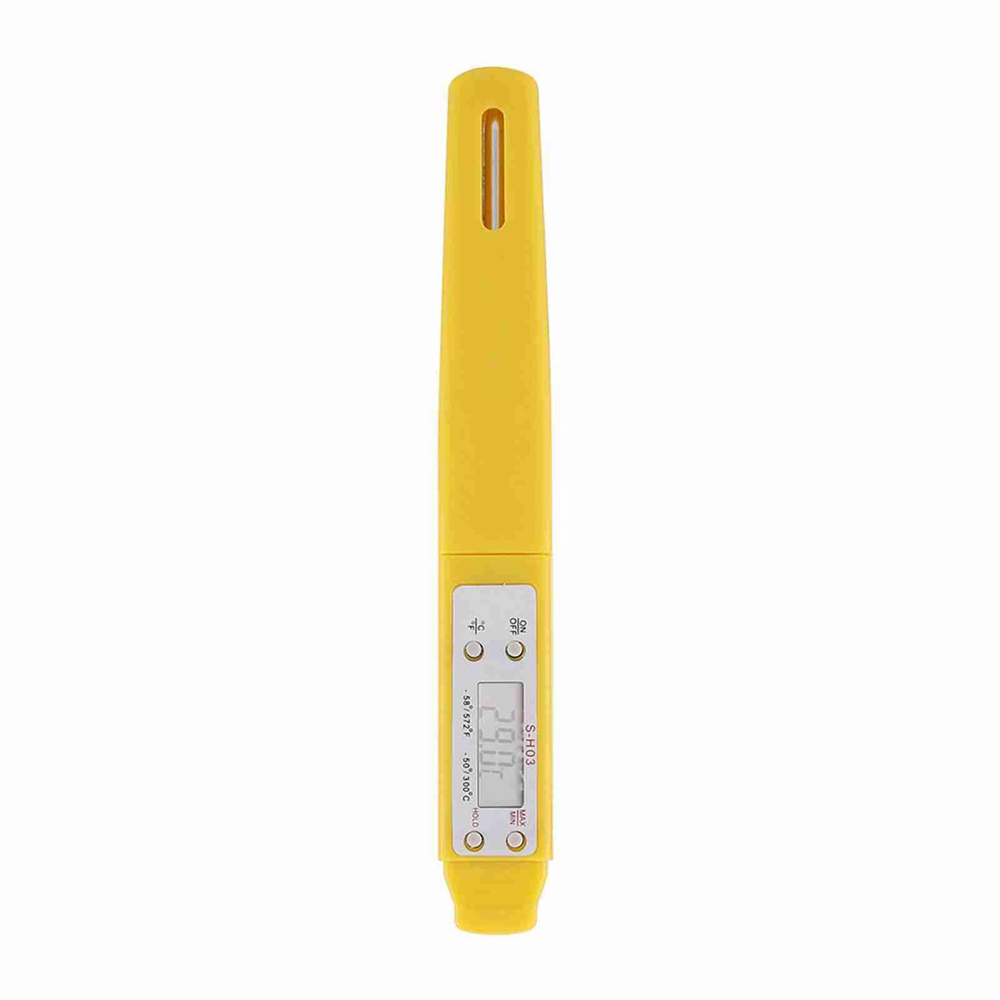 Digital Food Thermometer and Meat Probe with Instant Reading (Yellow)
