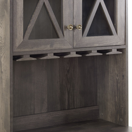 Kitchen Cabinet with Wine Rack for Kitchen or Dining Room