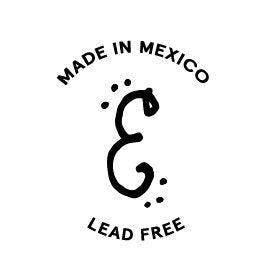 Global Crafts Encantada Handmade Hand-Painted Authentic Mexican Pottery Mugs (1-Pack, Mas Red)