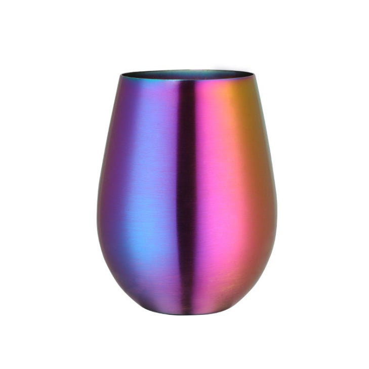 Colorful Stainless Steel Wine Glass