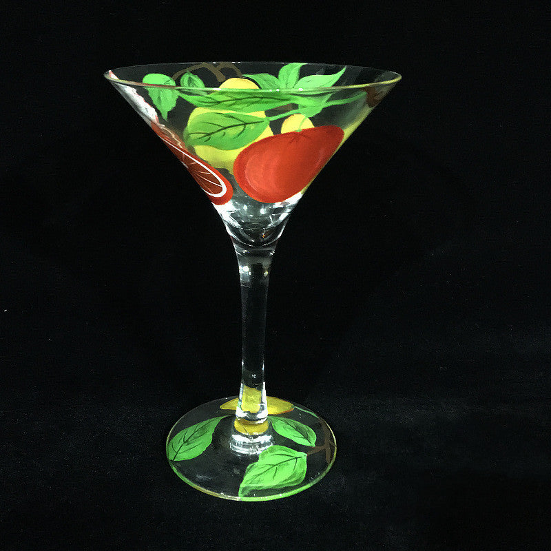 Colorful Wine or Margarita Glass