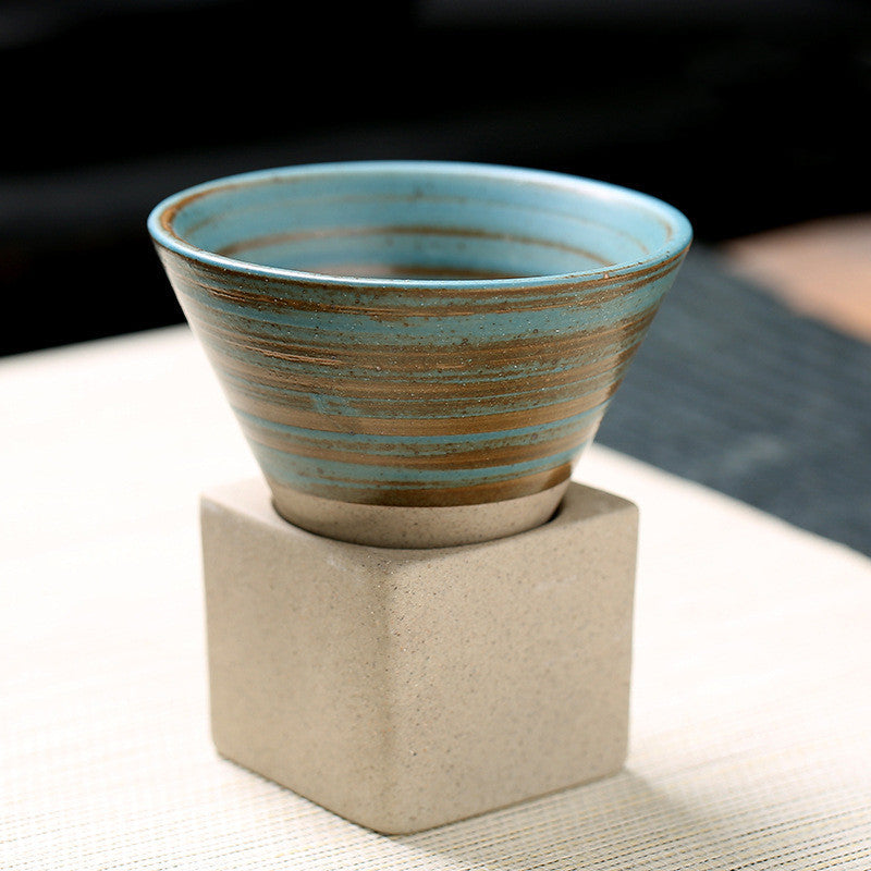 Retro Japanese Pottery Tea Cup