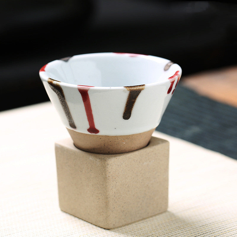 Retro Japanese Pottery Tea Cup