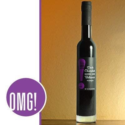 OMG! Oils: Balsamic Vinegar | Perfect for Dipping, Marinades, Glazing and Topping! (Dark Chocolate Balsamic Vinegar, 375ml/12.7oz)…
