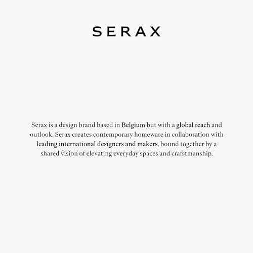 Serax Blue Serving Plate with Face | Feast tableware by Ottolenghi | Serving Tray Dish Set for 1 | Stoneware Microwave Safe Plates | Farmhouse Kitchen and Dinnerware Sets for Home, Party