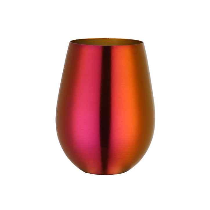 Colorful Stainless Steel Wine Glass