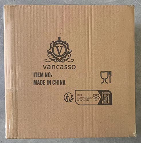 vancasso Bonita Dinnerware Sets 18 Pieces, Stoneware Dishes Set for 6, Plates Set and Bowls Set, Dinshwasher and Microwave Safe, Multicolor