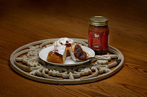 Green Jay Gourmet Apple Pecan Butter - All-Natural, Gluten-Free Fruit Spread - Pecan Apple Butter with Cinnamon - Gourmet Fruit Butter - No Corn Syrup, Preservatives or Trans-Fats - 19 Oz.