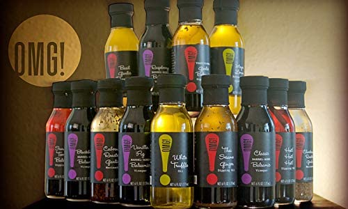 OMG! Oils: Gourmet Vanilla Fig Barrel-Aged Balsamic Vinegar (Perfect for Dipping, Marinades, Glazing and Topping!), 375ml/12.7oz…