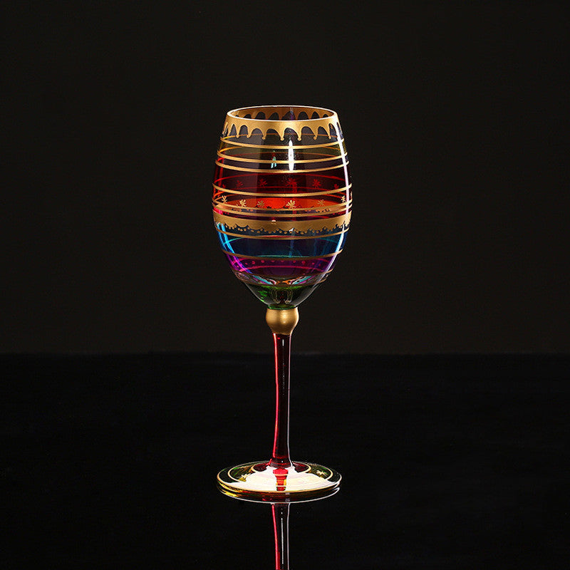 Colorful Wine or Margarita Glass