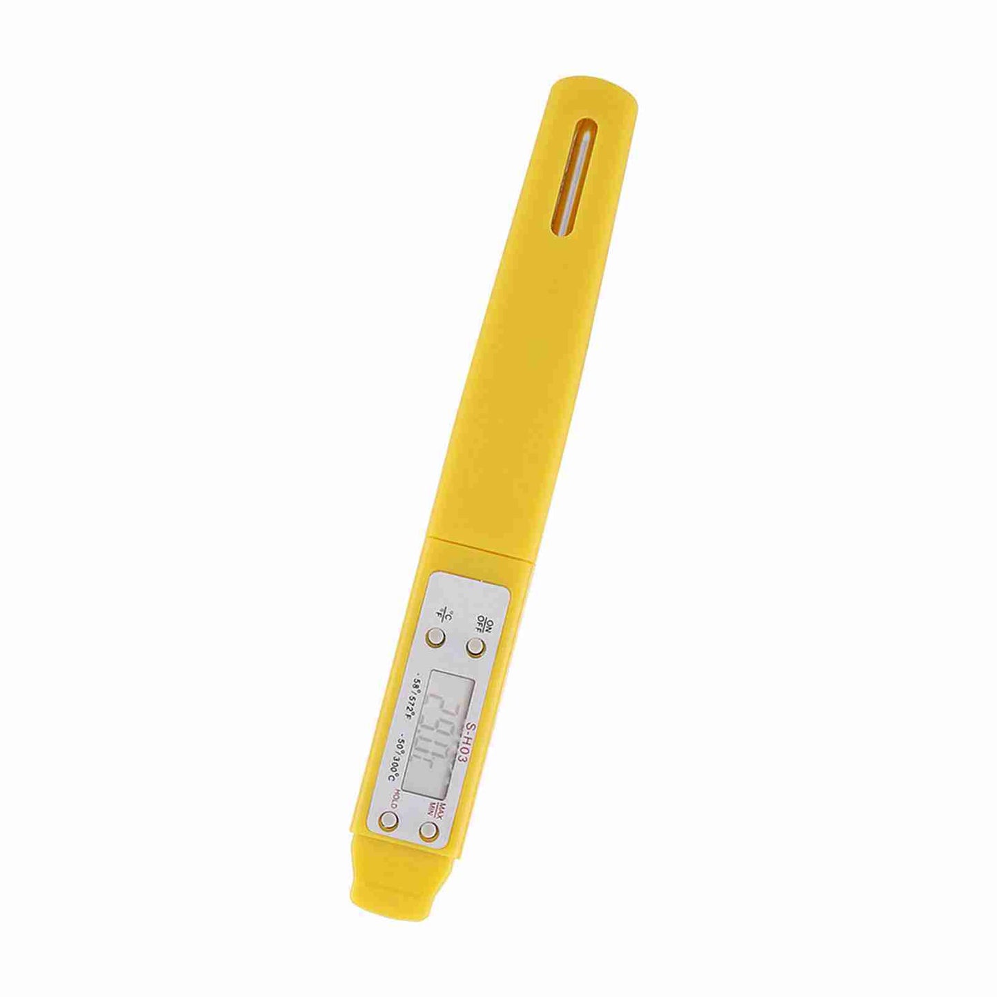 Digital Food Thermometer and Meat Probe with Instant Reading (Yellow)