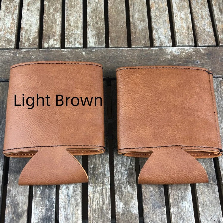 Faux Leather Beer Mug