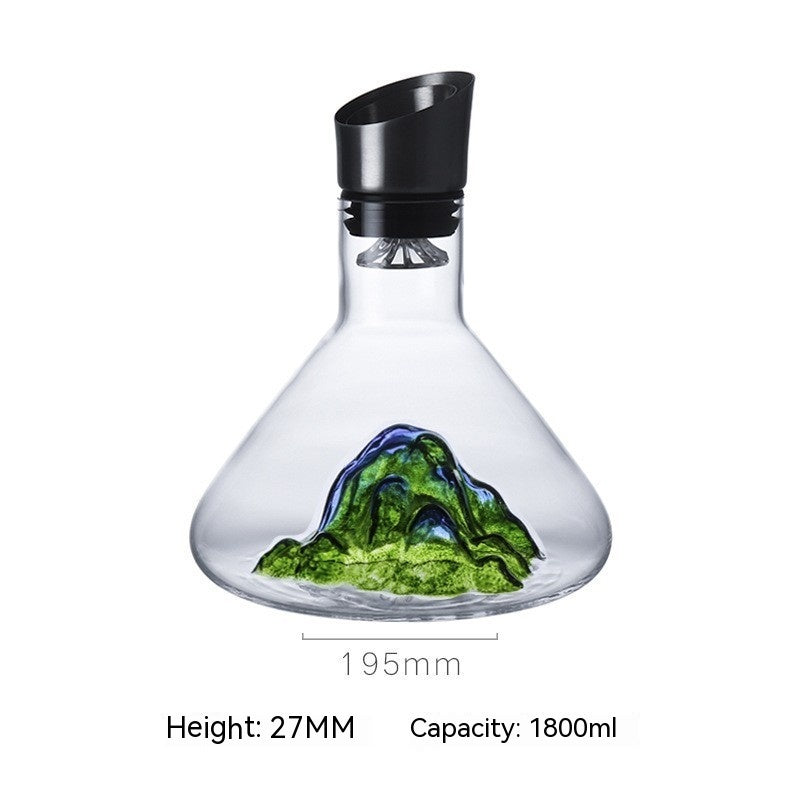 Creative Iceberg Red Wine Decanter in Gold, Green, Blue or Black