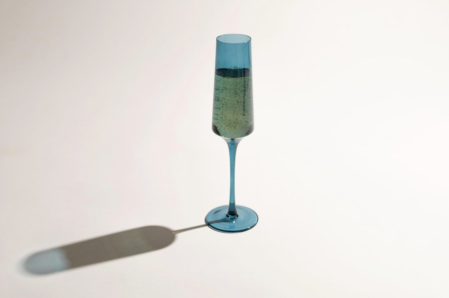 Saludi Colored Champagne Flutes - As Seen on 'Bachelor in Paradise' - 6.5oz (Set of 6) Stemmed Glass - Great for All Occasions and Gifts - Luxury, Durable, Hand-Blown (Midnight Blue)