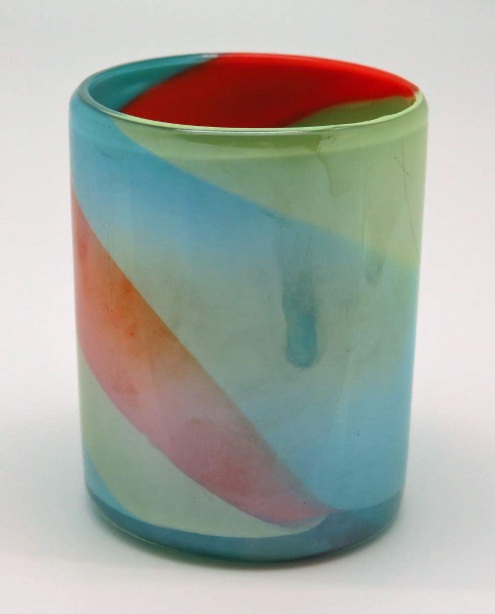 Eye4Art Mexican Glasses, Hand Blown, Tropical Tricolor (Set of 4)