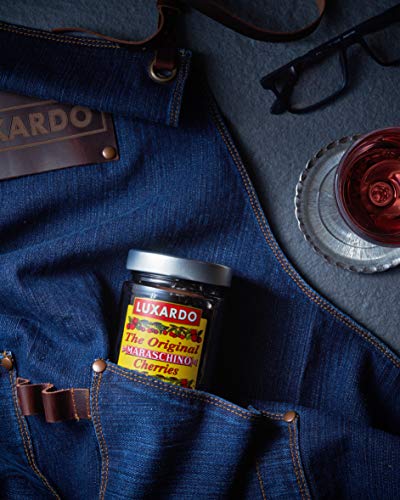 Luxardo The Original Maraschino Cherries | Gourmet Italian Maraschino Cherries | Ideal for Cocktails and Desserts, 400g Jar