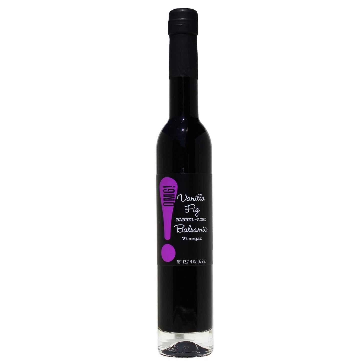OMG! Oils: Gourmet Vanilla Fig Barrel-Aged Balsamic Vinegar (Perfect for Dipping, Marinades, Glazing and Topping!), 375ml/12.7oz…
