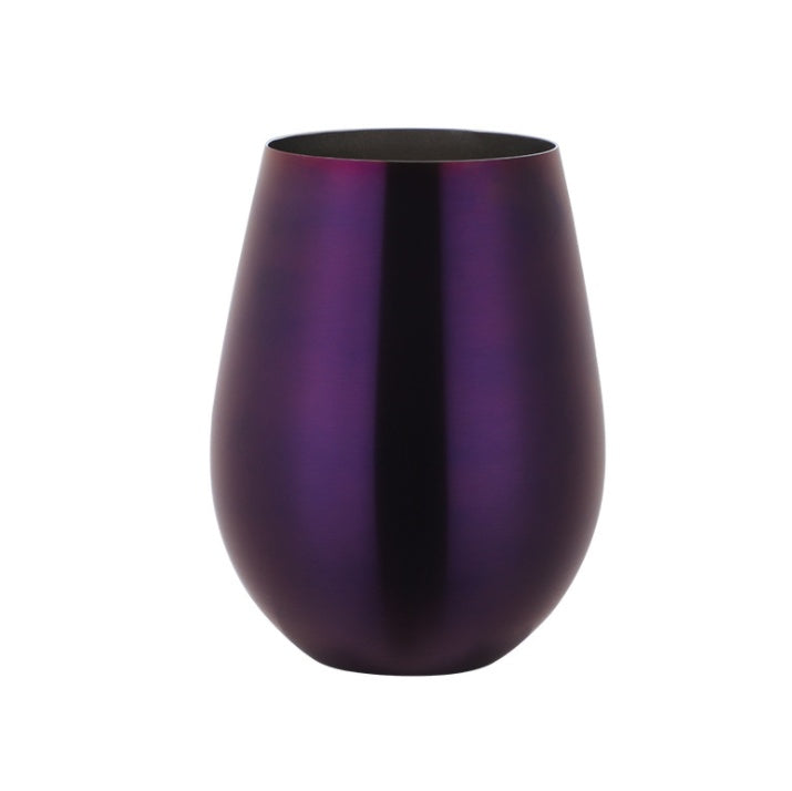 Colorful Stainless Steel Wine Glass
