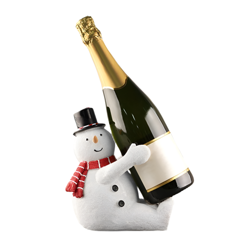 Snowman Wine Holder for the Holiday Season
