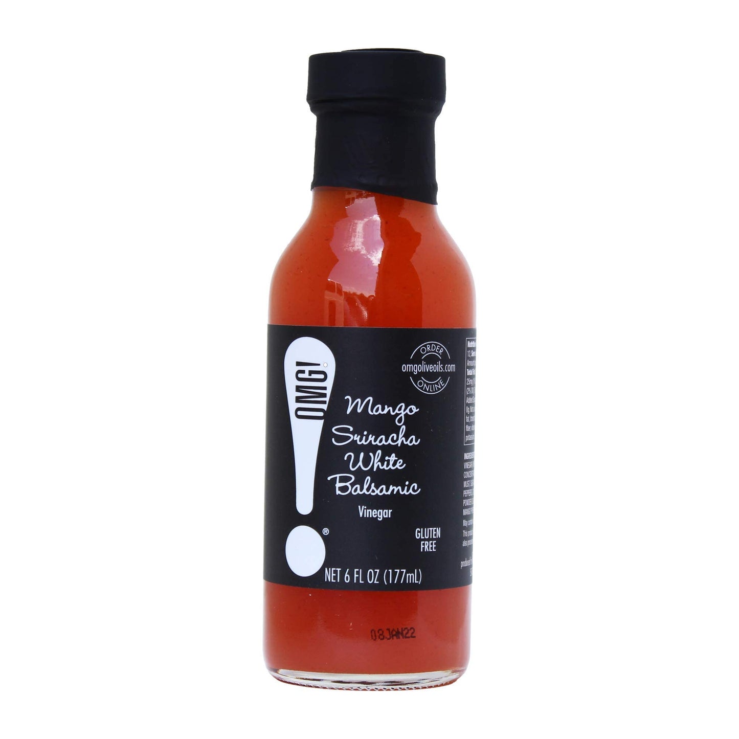 OMG! Oils: Gourmet Mango Sriracha White Balsamic Vinegar (Perfect for Dipping, Marinades, Glazing and Topping!), 177ml/6oz…