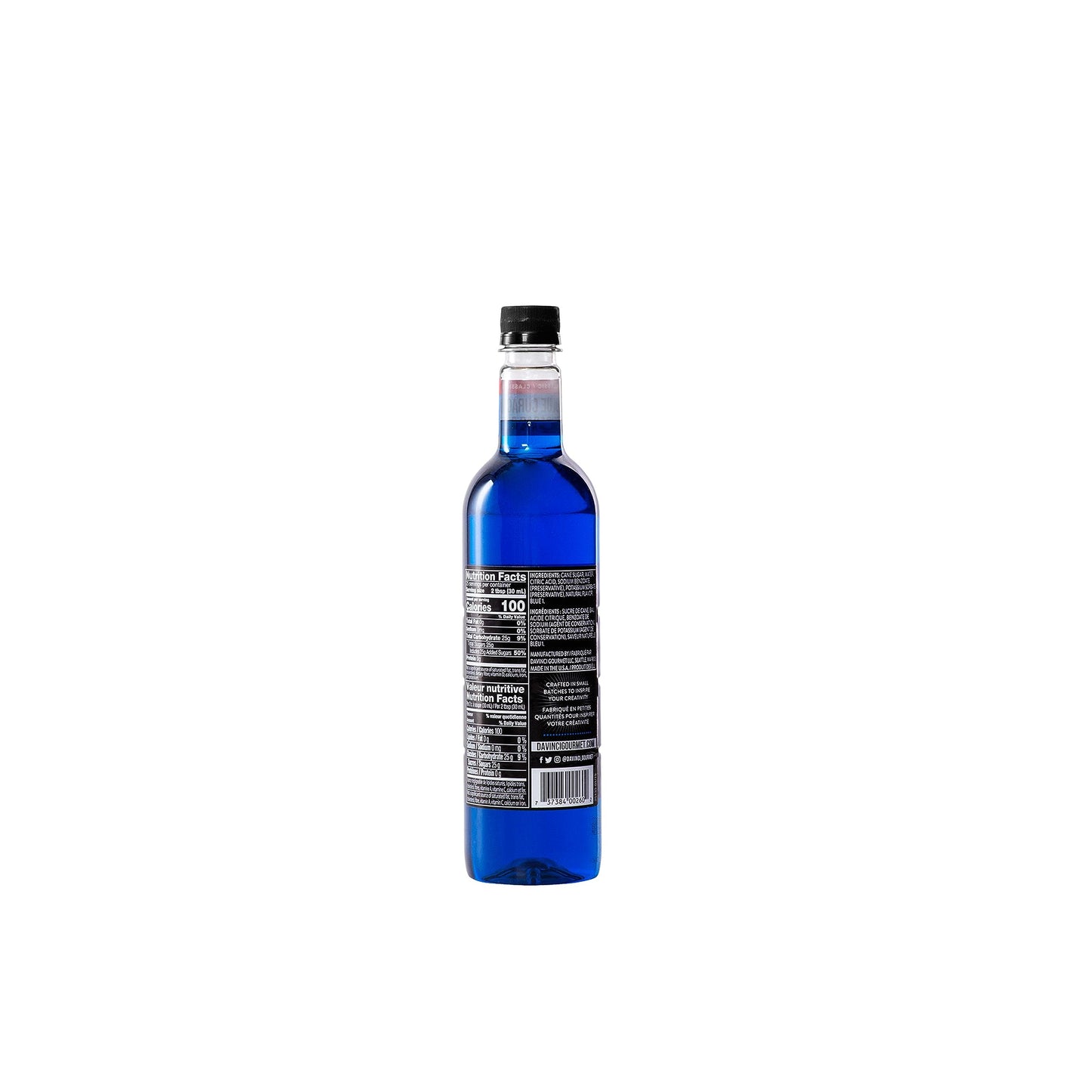 DaVinci Gourmet Classic Blue Curacao Syrup, 25.4 Fluid Ounces (Pack of 1)