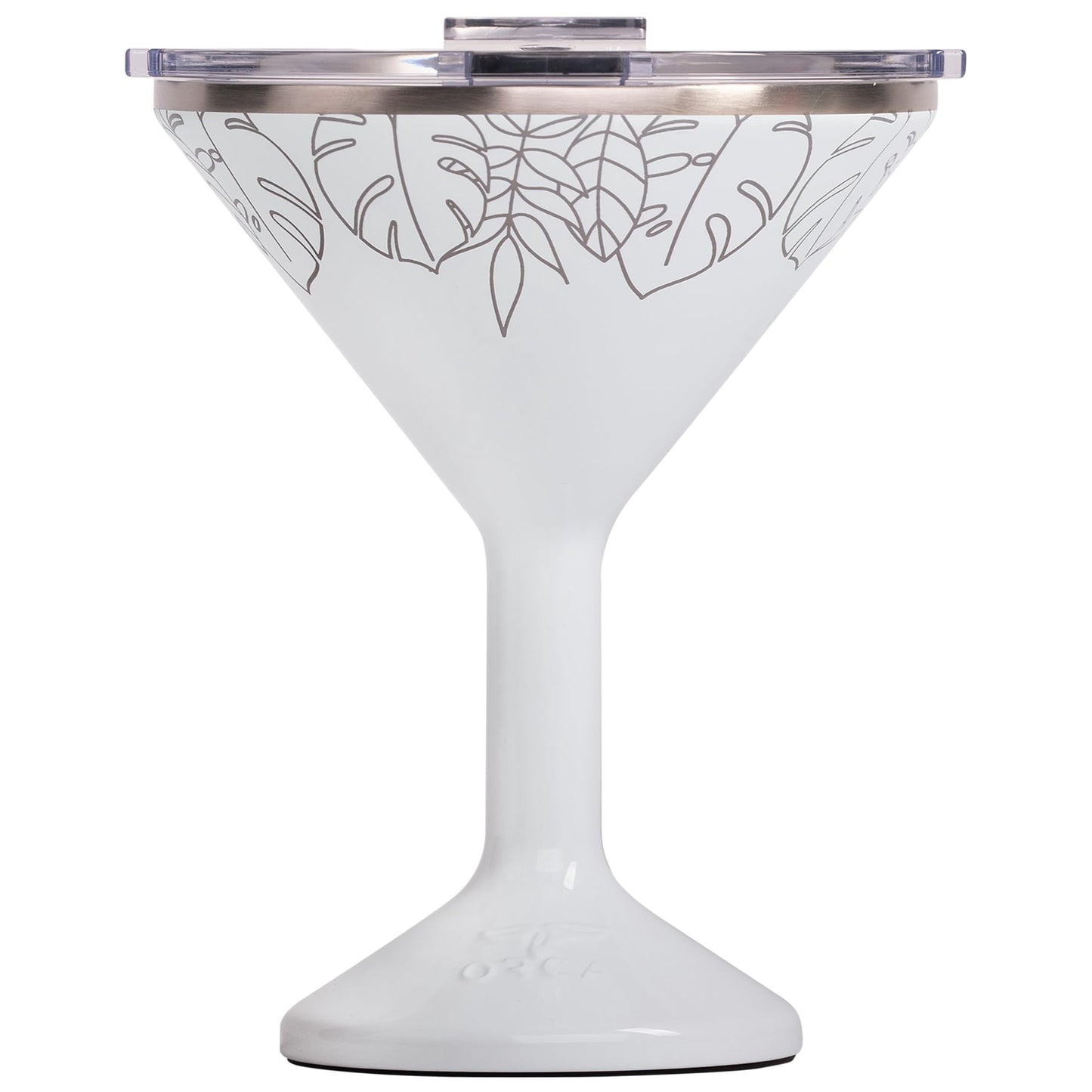 ORCA Tini 13oz Stainless Steel Martini Glass | Temperature Insulated Tumbler for Every Outdoor, Picnic, Poolside, Beach & Patio Party — Palm Pearl