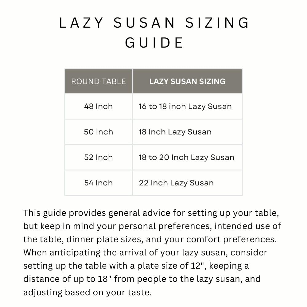 Carrara Marble Lazy Susan, 18-Inch Rotating Serving Tray, Elegant Dining Table Centerpiece, Kitchen Decor Gift for Housewarming and Weddings