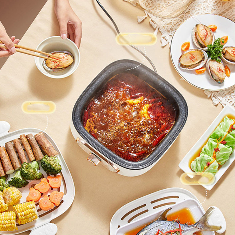 Large Capacity Multi-Purpose 10.5-Liter Cooker and Steamer with 8 Functions